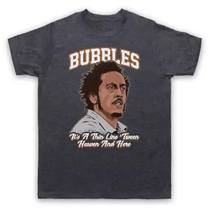 THE WIRE BUBBLES IT'S A THIN LINE TWEEN HEAVEN AND HERE MENS & WOMENS T-SHIRT - Picture 1 of 23