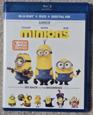 UNIVERSAL PICTURES - MINIONS - BLU RAY & DVD COMBO - 2015 - SANDRA BULLOCK - Image 1 of 3