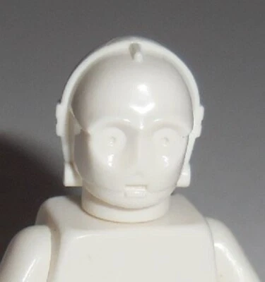 Original Lego Minifigura Cabeza Solo "K-3PO" Blanco NUEVO Star Wars Droid 7666 Foto 1 de 2