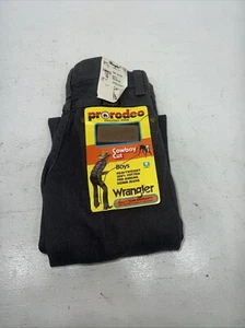 New Boys Grey Wrangler Pro Rodeo Cowboy Cut Regular  Denim Jeans. 9/24 1/2 C-19 - Picture 1 of 9