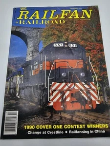 Rivista Ferroviaria Vintage Railfan Dicembre 1990 Modellismo Treni Ferroviari - Foto 1 di 2