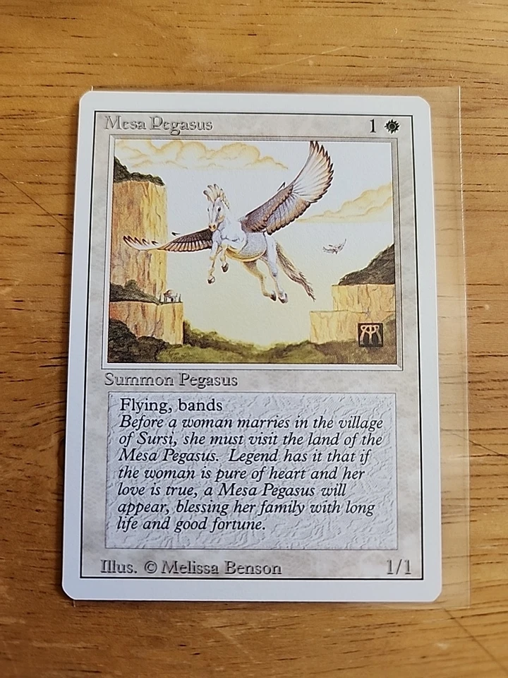 Mesa Pegasus - Revised - MTG Magic - Common - White Creature  - Image 1 of 1