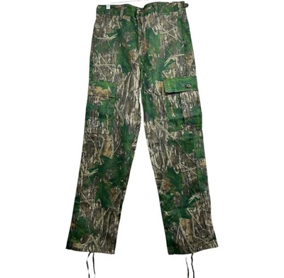 Pantalones de Caza Camuflados Hoja Sombra Roble Mossy De Colección 34x32 Para Hombres Pequeños Hechos en EE. UU. Foto 1 de 4
