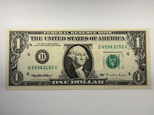 1995 $1 Dollar U.S. Federal Reserve UNC *Web* Note Cleveland fr#1923 SPC1383 - Picture 1 of 4