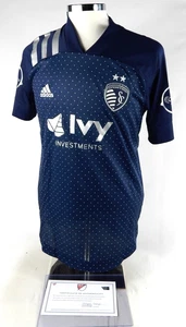 2020 Sporting Kansas City Jaylin Lindsey #26 Game Used Blue Jersey MLS Soccer 2 - Picture 1 of 12