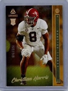 2022 Panini Luminance - Rookie Christian Harris #158 Gold /249 (RC) - Picture 1 of 2