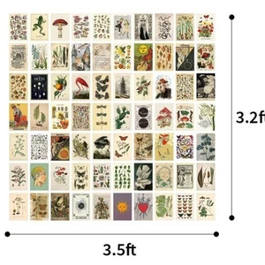 Classical Vintage Wall Collage Kit - 70 Pieces - Picture 1 of 4