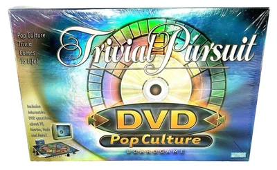 Trivial Pursuit DVD Pop Culture Board Game Parker Brothers 2003 Edition New - Image 1 of 4