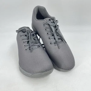 No Bull Trainers Women Sz 10 Men 8.5 Gray Athletic Running Lace Up Shoes New - Picture 1 of 16