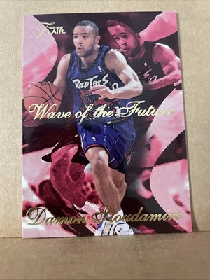 Fleer Flair Damon Stoudamire Wave of the Future Rookie #9 1995/96 como nuevo Foto 1 de 2