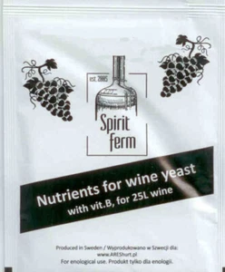 Nutrientes para Levadura de Vino 10g - Spirit Ferm, Nutriente para Elaboración de Vino, Fermentación - Imagen 1 de 1