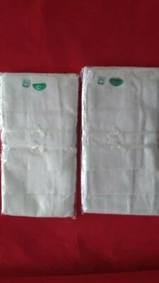 24 Mens Handkerchiefs Hankies Hanky Cloths 100% Cotton 16" by 16"  White  - Image 1 of 3