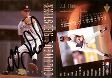 J.J. Thobe Signed 1994 Classic Best Gold #45 Card Columbus RedStixx Auto AU