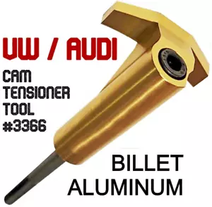 ALUMINUM Camshaft Timing Chain Tensioner Tool PN 3366 - VW AUDI 1.8T 2.7T 2.8L + - Picture 1 of 8