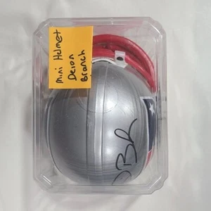 Deion Branch Signed New England Patriots Riddell Speed Mini Helmet - Picture 1 of 3