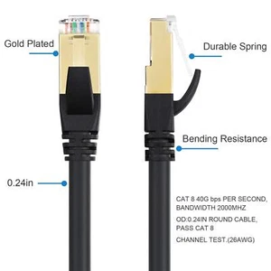 RJ45 Cat6 Network LAN Cable Ethernet Patch Lead Speed Fast Internet 1m- 30m Lot - Picture 1 of 8