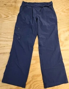 Activate Blue Poly Blend Medical Dental Vet Scrub Bottoms Womens Small 30 x 29 - Picture 1 of 9