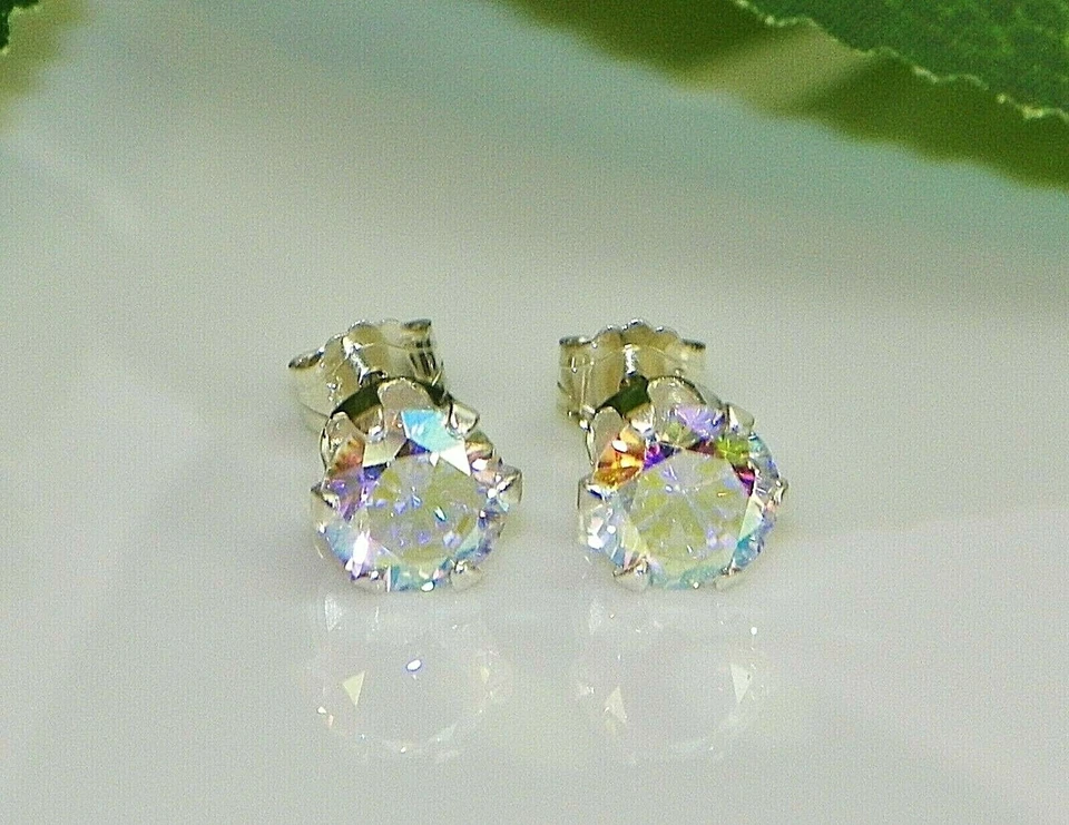 Aretes redondos de plata de ley con topacio místico Mercury CAJA GRATIS Foto 1 de 1