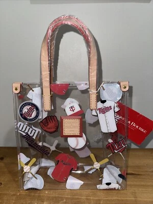 NWT Dooney & Bourke MLB Minnesota Twins  Clear Lunch Bag Tote Discontinued - Image 1 of 4
