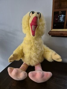 Vintage Preloved 1986 Playskool BIG BIRD Sesame Street Plush Toy - Picture 1 of 8