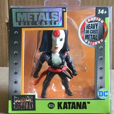 Jada 2.5" Metal Die Cast Escuadrón Suicida Katana M426 NUEVO Foto 1 de 4