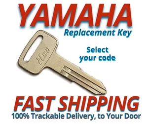 Yamaha Scooter ATV Motorcycle Keys Replacement Key Cut to Code C39810-C59597 - Picture 1 of 3