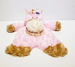 Baby Ganz Cute Pink Flat A Pat Plush Horse Pony Lovey Security Blanket 18" EUC - Picture 1 of 10