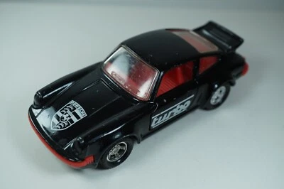 MATCHBOX Superkings Classic Porsche 911 Turbo K-70 1979 fundido a presión negro 4 pulgadas Foto 1 de 4