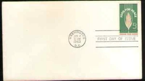 US. 1231. 5c. Food For Peace-Freedom From Hunger. FDC. 1963 - Picture 1 of 2