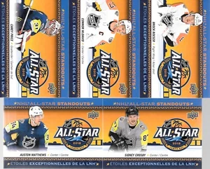 U PICK EM LOT 2018-19 18-19 Upper Deck UD Tim Hortons NHL All-Star Standouts set - Picture 1 of 6