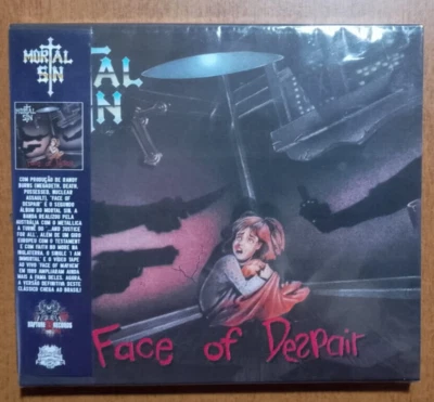 Mortal Sin - Face of Despair CD Braz E. Jewelcase + Slipcase 80´s Thrash - Image 1 of 4