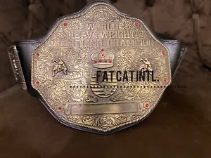 Nuova Cintura Antica Crumrine Grande Oro Campionato Wrestling 6mm Strumenti Pelle - Foto 1 di 11