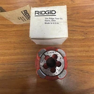 Ridgid 37650 00-RB 7/8" Die Head w/ Bolt Die for OO-R Ratchet Threaders USA MADE - Image 1 of 4