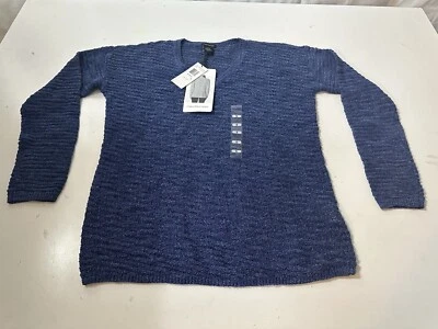 Calvin Klein Jeans Classic Knit Very Navy Sweater Women’s Size S - New with Tags - Image 1 of 4