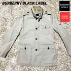 Burberry schwarz Etikett Oberbekleidung beige Herren Größe M Japanisch JP #9