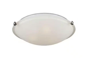 Seagull Lighting 3 Light Clip Flush Mount Ceiling Fixture 7543503-962 - Picture 1 of 15