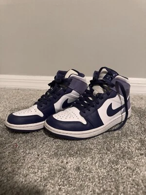 Size 7.5 - Air Jordan 1 Mid Sky J Purple - Image 1 of 4