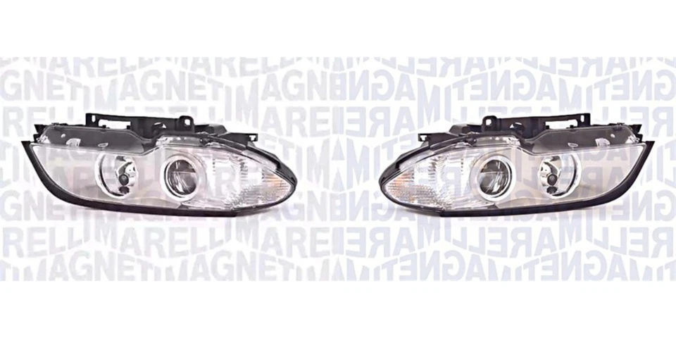 Headlight Pair For BMW E46 63126920626 63126920625 MAGNETI MARELLI - Imagem 1 de 1