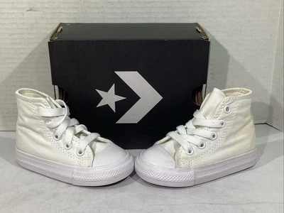 Zapatillas altas Converse Infantil Talla 5 EU 21 Blanco/Blanco Lona CTAS AJ-1299 Foto 1 de 4