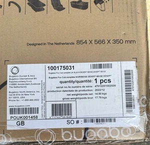 Bugaboo Fox Cub Complete - Black/Desert Beige - Picture 1 of 1