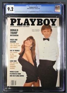 CGC 9.2 Playboy March 1990 Donald Trump President Trump Magazine - Picture 1 of 1