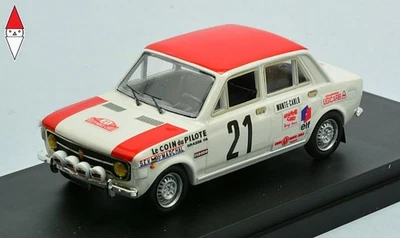 1/43 RIO FIAT 128 (night version) N 21 RALLY MONTECARLO 1970WHITE RED - Immagine 1 di 3
