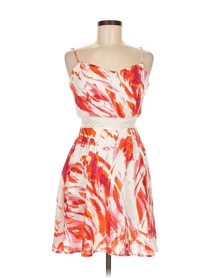 Vestido de cóctel Aqua naranja para mujer M Foto 1 de 4