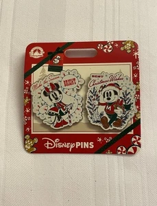 NEU 2022 Disney Parks Holidays Weihnachten Mickey Mouse & Minnie Mouse Pin Set - Bild 1 von 1