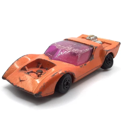 Lesney Matchbox Superfast No. 4 Gruesome Twosome 1971 naranja hecho en Inglaterra Foto 1 de 4
