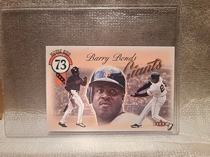 Carta promozionale Barry Bonds 71° Homerun oversize 2001 - Foto 1 di 2