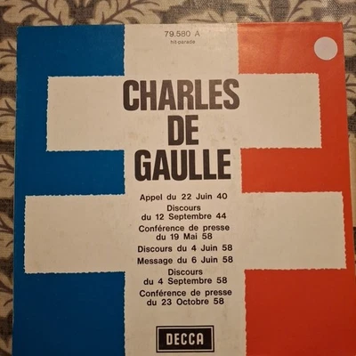 CHARLES DE GAULLE "APPEL DU 22 JUIN 40" VINYL E.P 1970 VG+ - Image 1 of 4