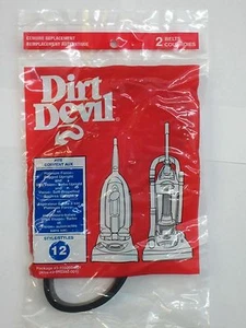  Royal Dirt Devil Style 12 Vacuum Belts Platinum Force Ultra Vision Turbo  4pk - Picture 1 of 1