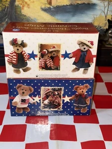 2 Sets Vintage Boyds Hometown Bears coffee Mug Sets Great Gifts Collectibles - Picture 1 of 2