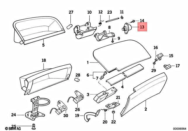 Amortiguador OEM BMW E31 840Ci 840i 850Ci 850CSi cupé 51161970824 Foto 1 de 1
